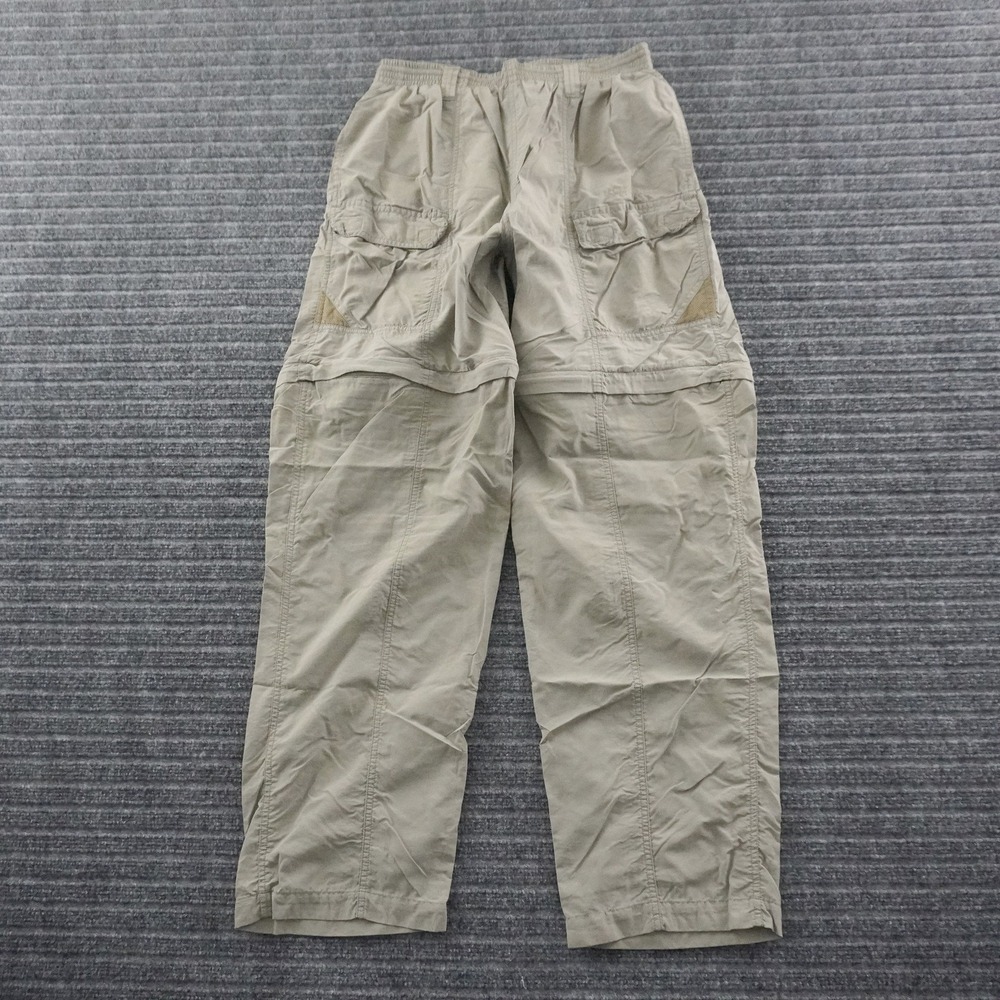 Columbia Convertible Cargo Pants Mens M Tan Omni-Shade Hiking